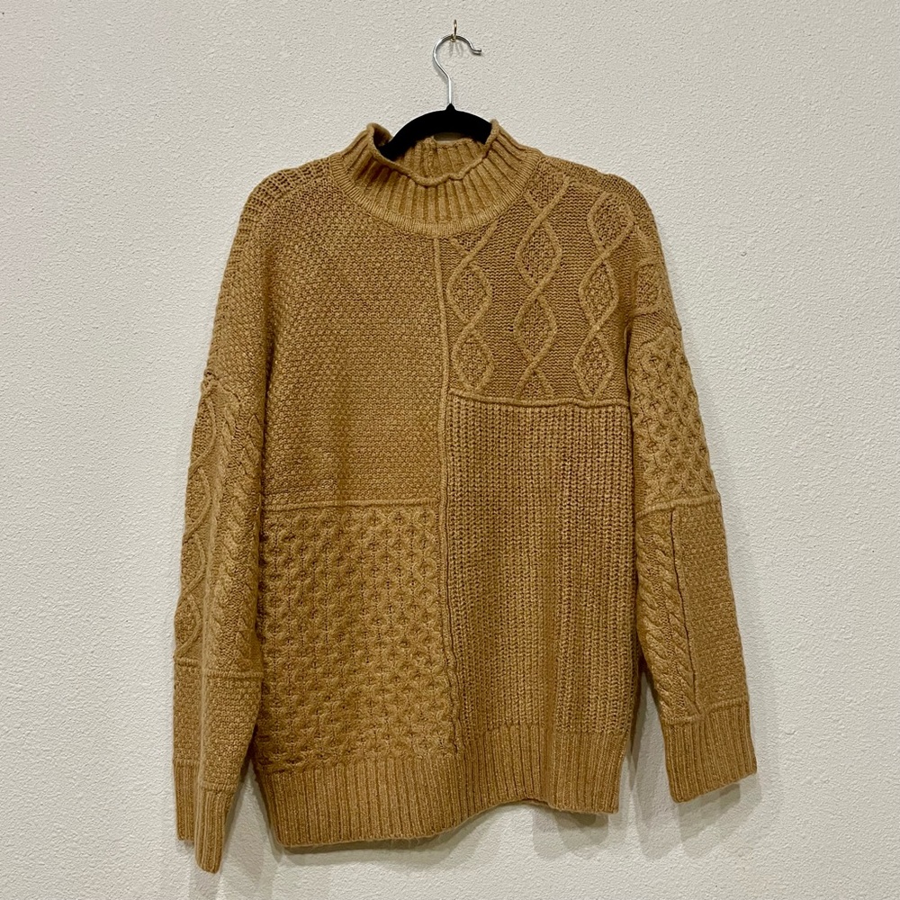 AE Soft & Cozy Mixed Stitch Sweater